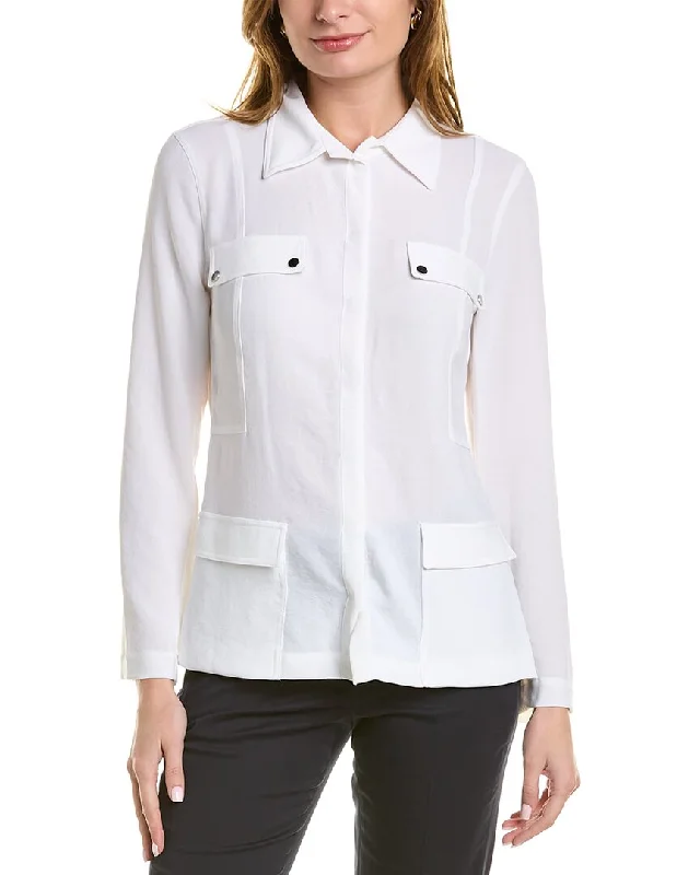 Final Clearance high-quality coatElie Tahari Utility Shirt Jacket