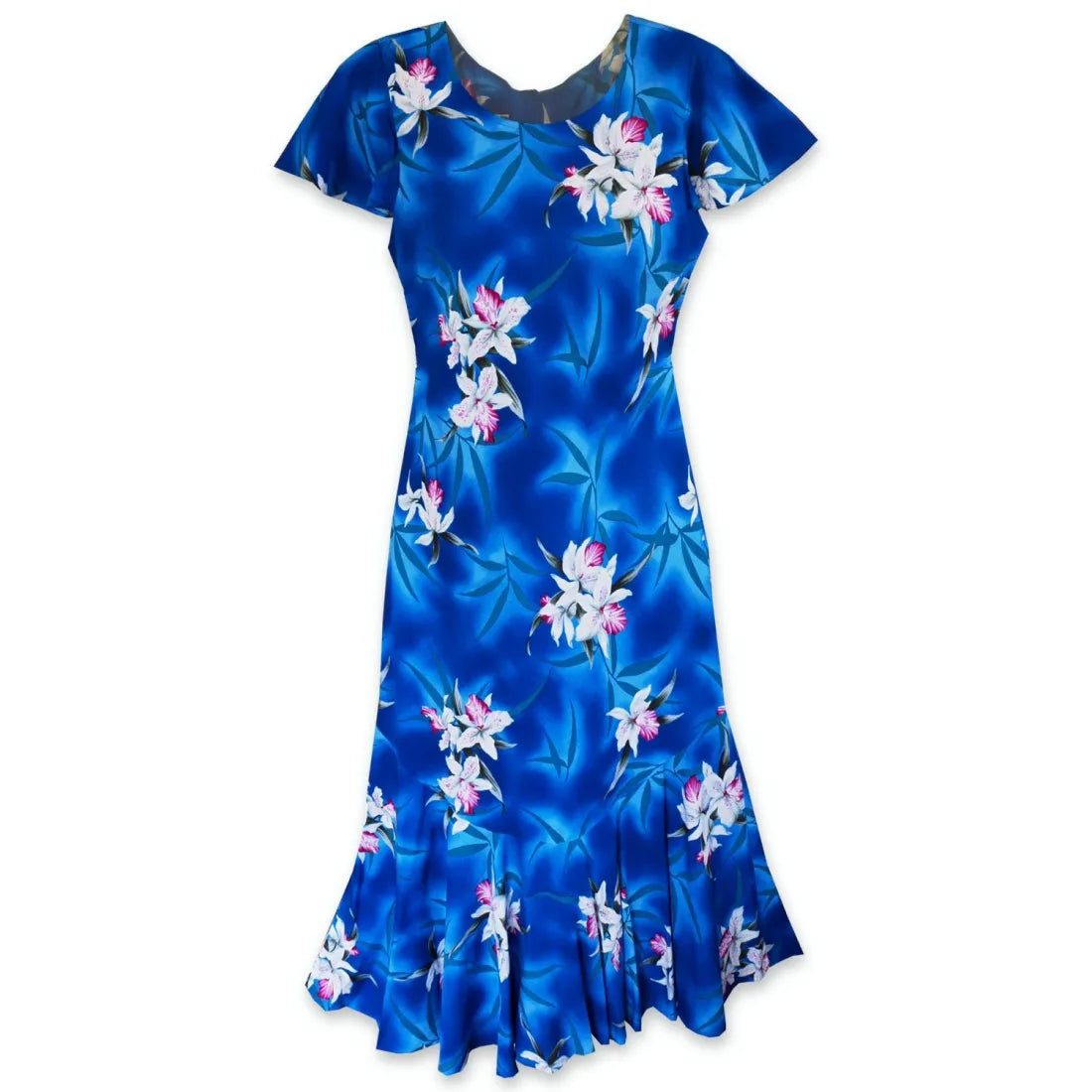 Weekend Deal Poipu Blue Malia Hawaiian Dress