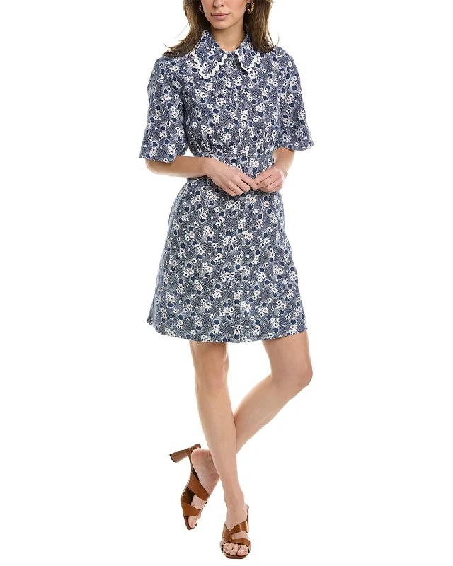 trendy wrap dressSEA NY Josefine Button Down Dress