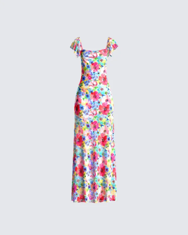Can't Miss relaxed fit dressHelga Printed Floral Maxi Dress