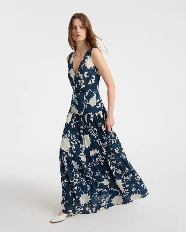 Deal Dash Antheia Dress in Flower Screen Print