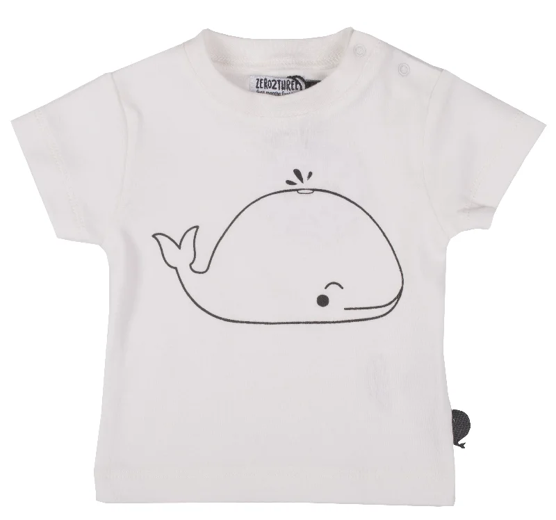 Price Rollback tiered dressZero2Three White Whale T-Shirt