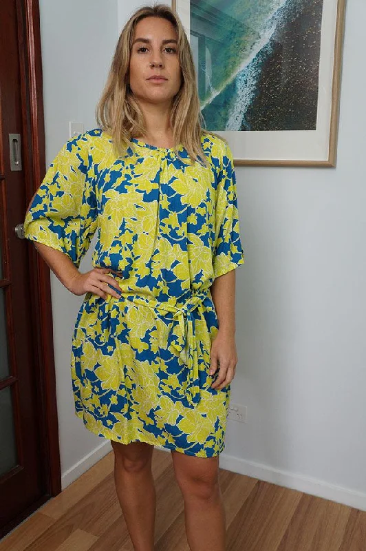 Midnight Madness Hayman Dress "Spot Flower"