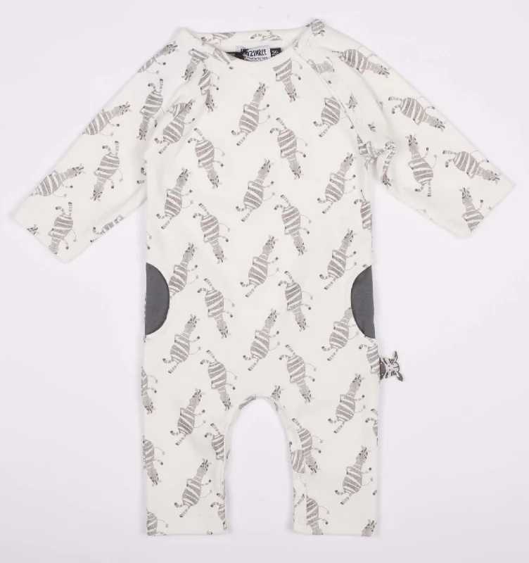 Flash Sale casual dressZero to Three Zebra Romper
