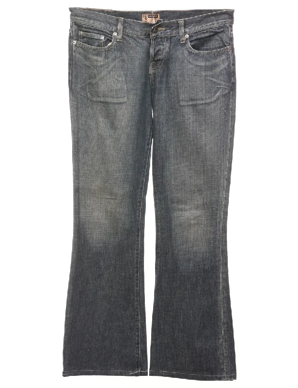 Sale Event winter coatFlared Dark Wash Lee Jeans - W33 L30