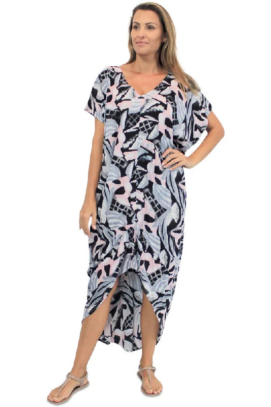 Today’s Special Frilled Toga Dress "Mesh" print