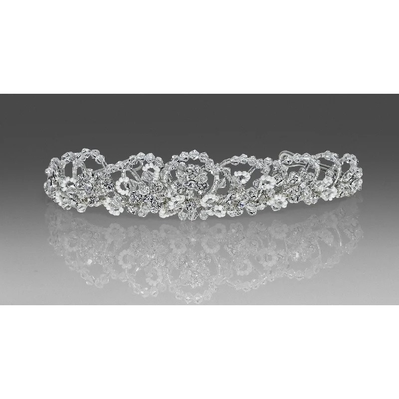 Weekend Special modern dressBeaded and Crystal Scalloped Tiara