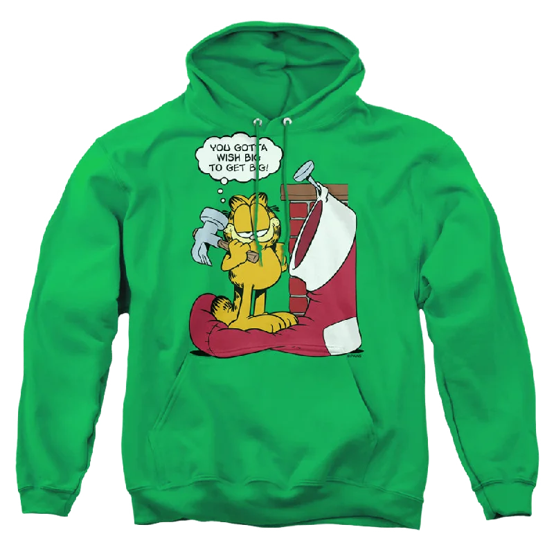Deal Dash comfortable hooded sweatshirtcomfortable hooded sweatshirtGarfield Wish Big - Pullover Hoodie