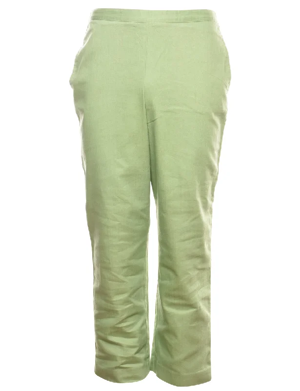 sporty jacketAlfred Dunner Denim Light Green Trousers - W30 L27