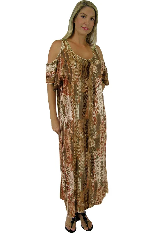 Super Deal Bamboo Dress "Abstract Snake" print