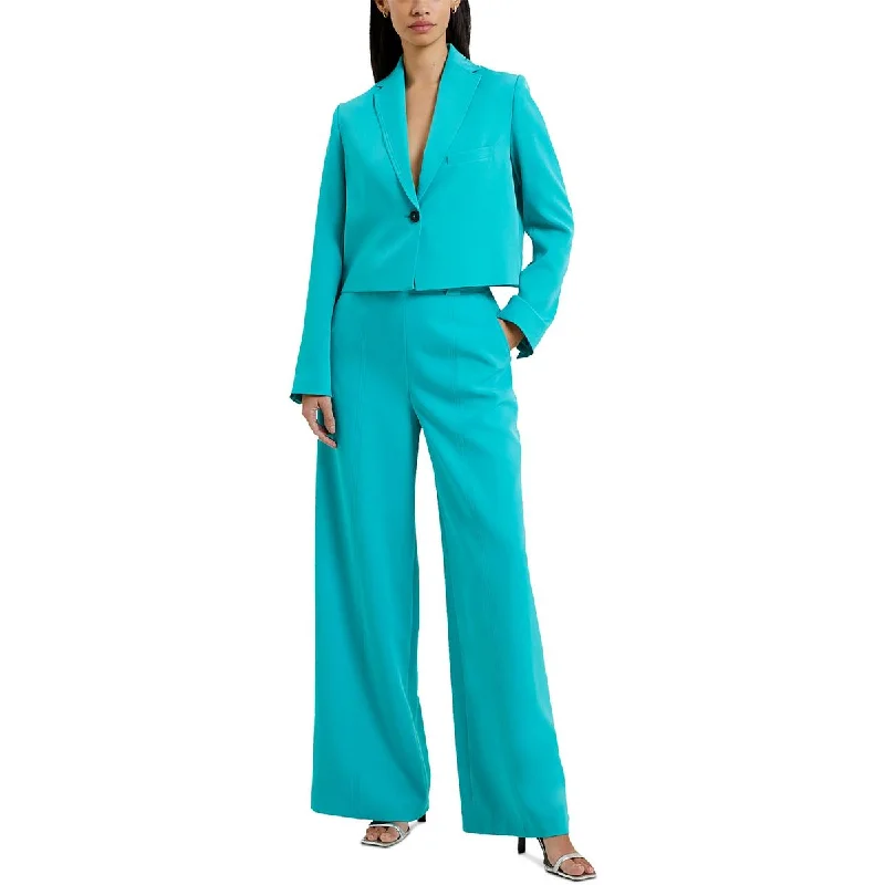 classic jacketWomens Cropped Suit Separate One-Button Blazer