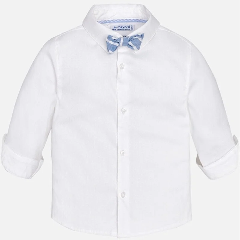 Members Only floral midi dressMayoral Boys White Button Up with Bow Tie