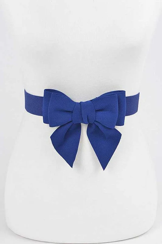 Overstock casual slip dressBow Clinch Belt - Cobalt
