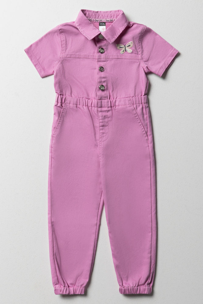 summer dressDenim Boiler Suit Pink