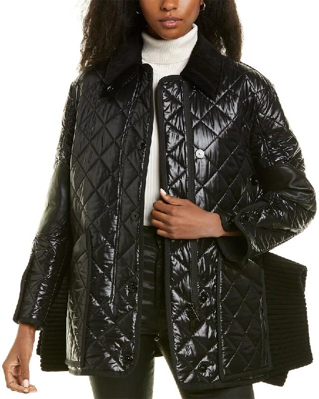 elegant coatBurberry Diamond Quilted Jacket