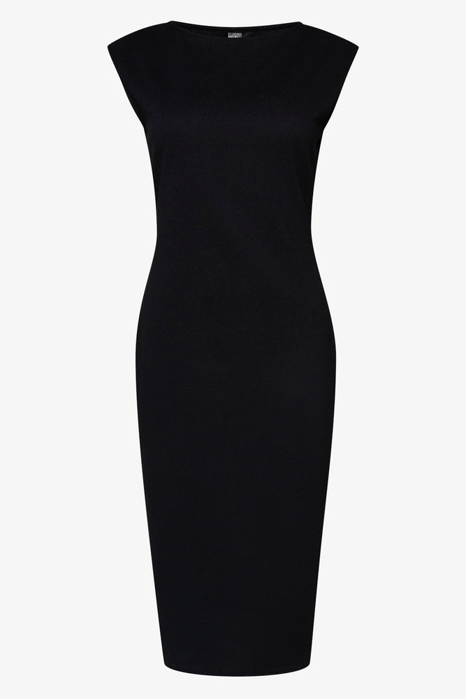 casual summer dressScuba Bodycon Dress Black