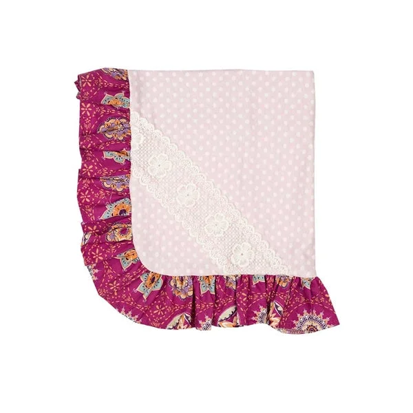 Act Now sleek midi dressHaute Baby Magenta Magic Blanket