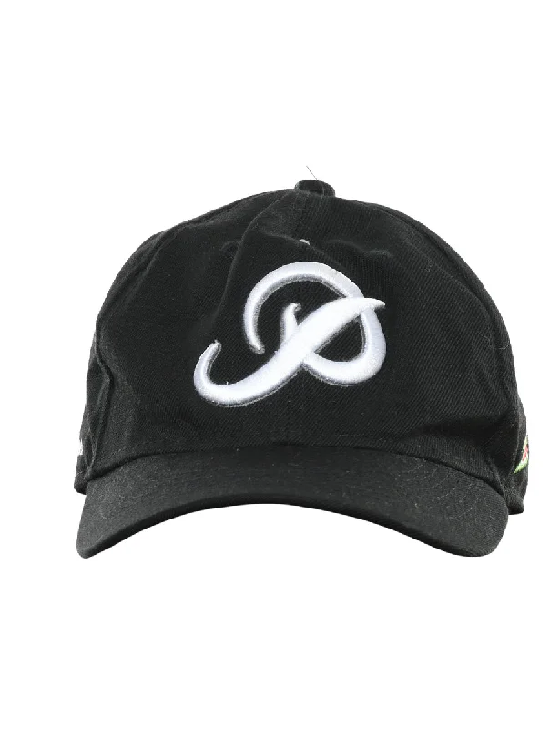 retro coatBlack Embroidery P Cap - XS