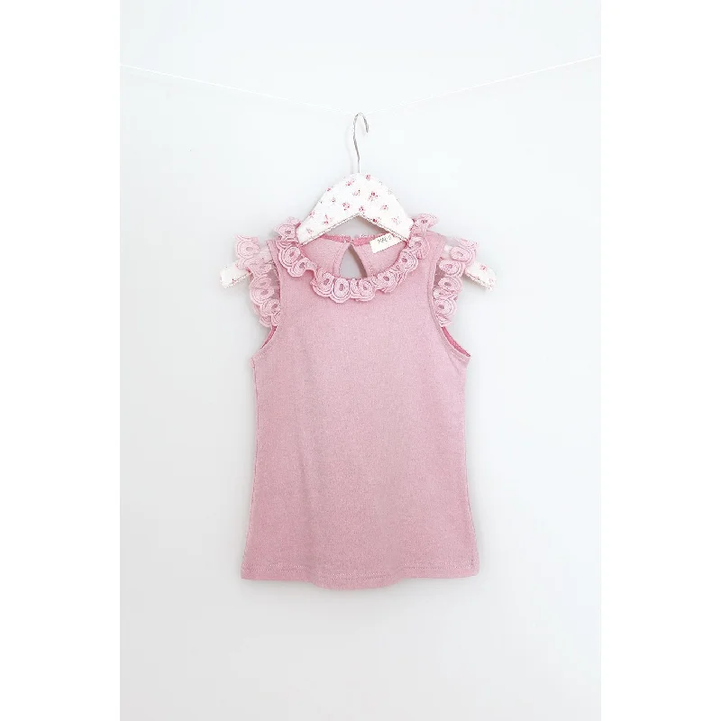 Deep Discounts comfy dressMaeli Rose Lace Collar Tank