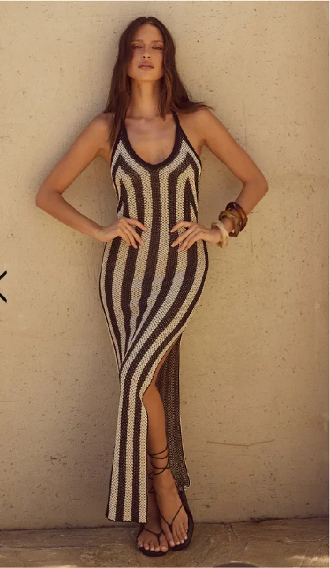 YEAR-End Clearance Ziggy Dress - Blk/sand