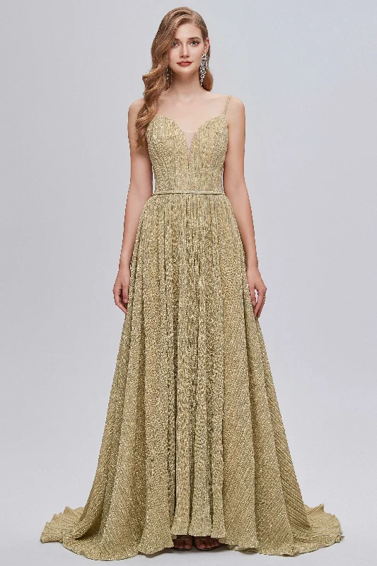 Price Fest cocktail party dressGlamorous V-Neck Backless A-Line Long Formal Dress