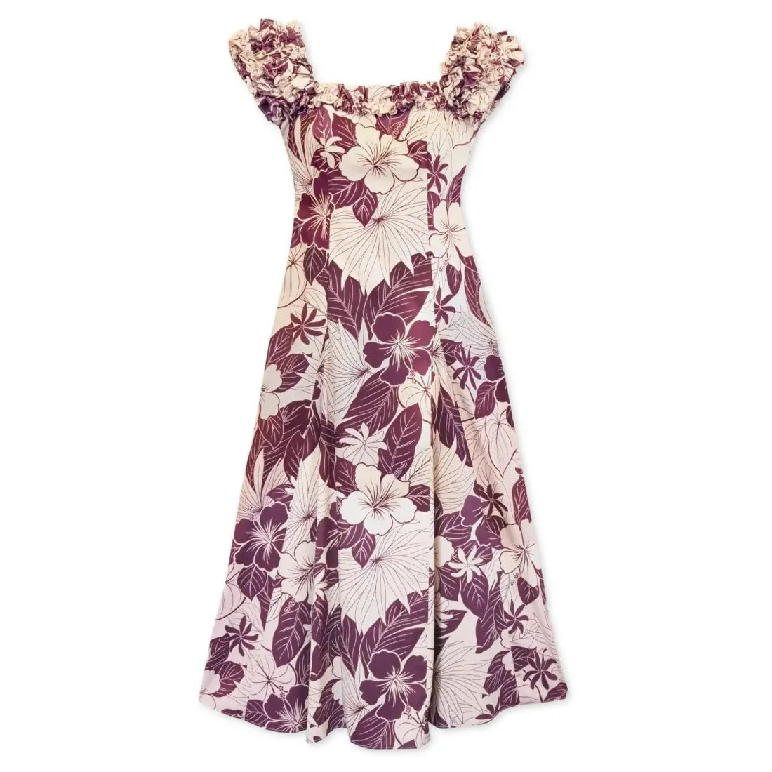 Special Promotion Haven Purple Leilani Hawaiian Muumuu Dress