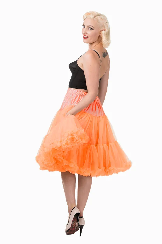 Value Deals lace dressStarlite Petticoat - Orange