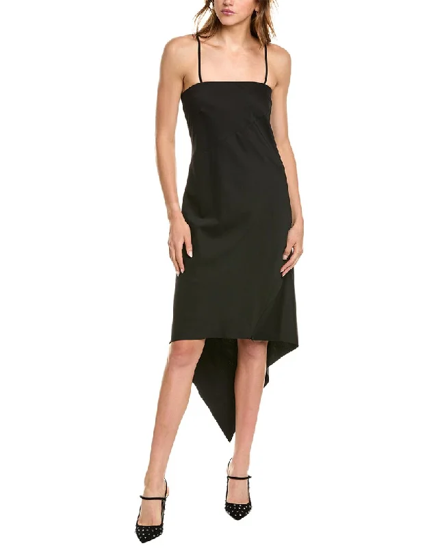 Year-End Sale fitted coatHelmut Lang Scarf Hem Dress