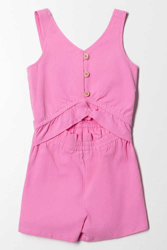 fitted dressShort Jumpsuit Pink