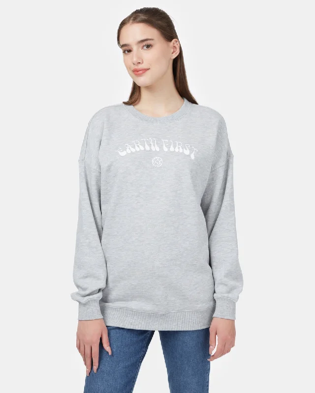 cozy workout hoodieEarth First Oversized Crew