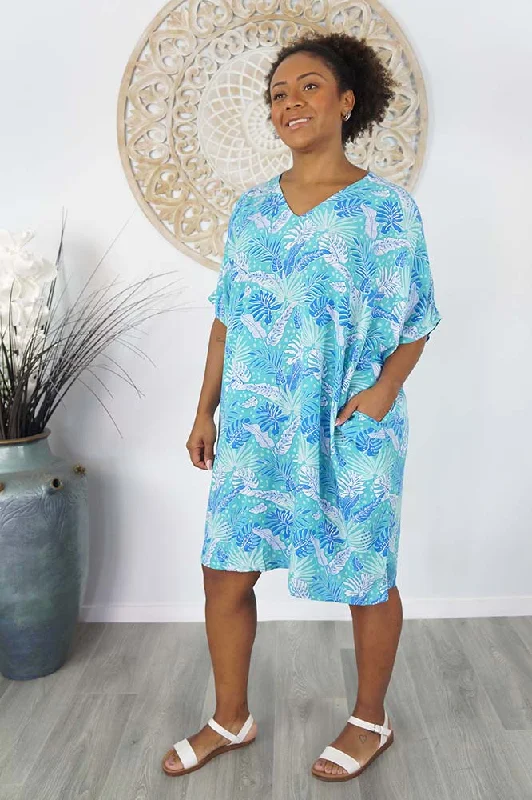 Must-Have Deals Resort Dress "Tropical Leaves"