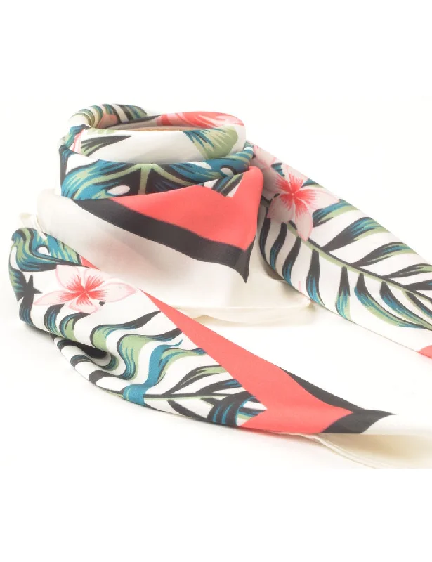 Doorbuster Deal chic coatFloral Head Scarf - M