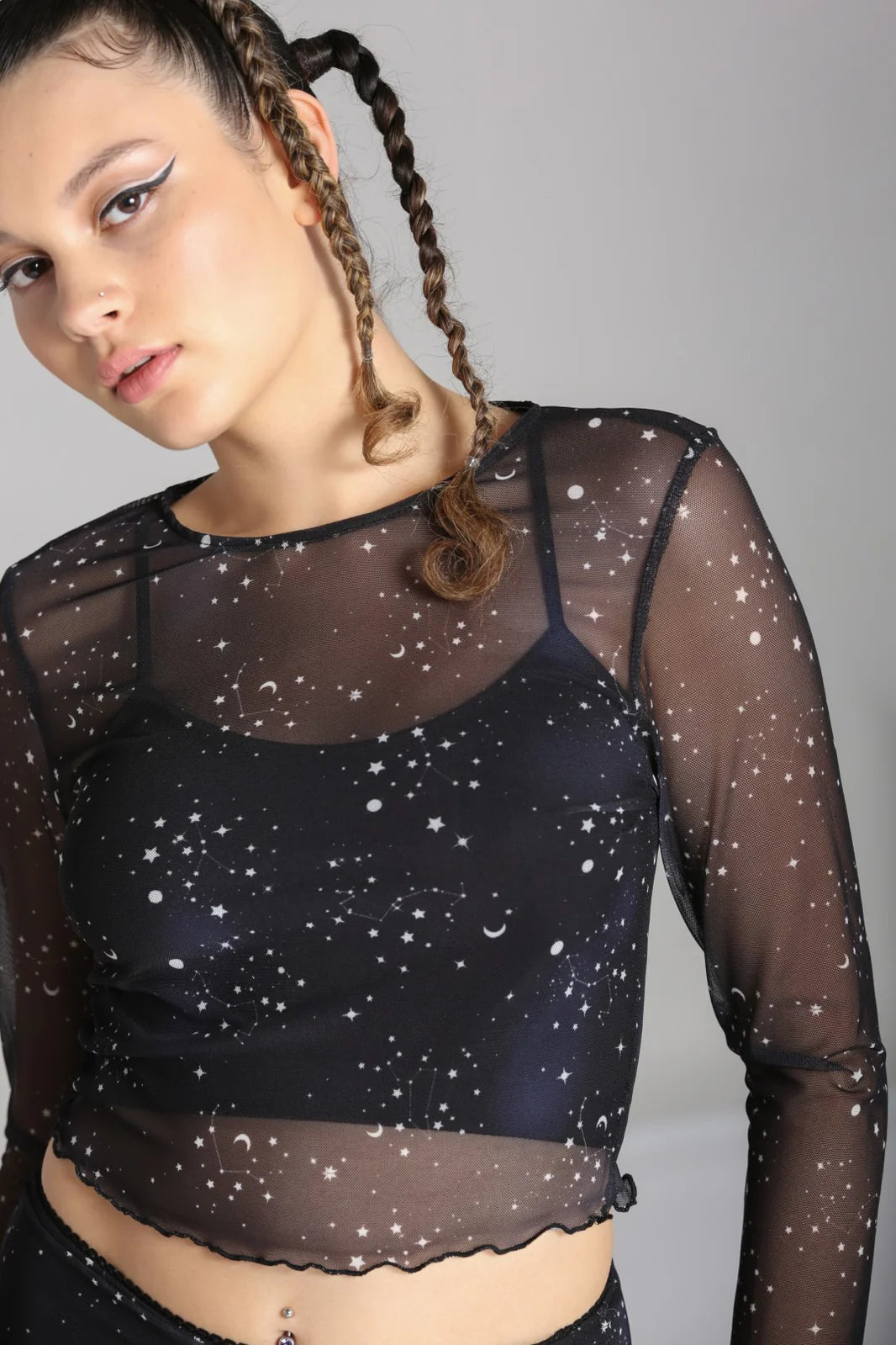 Exclusive Savings casual slip dressZodiac Mesh Top