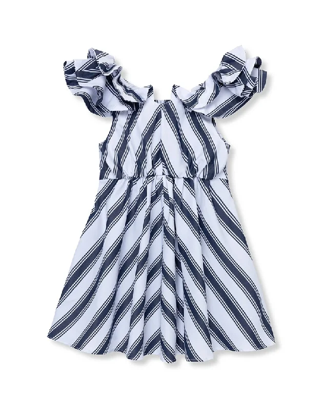 Price Reduction casual shift dressHabitual Stripe Ruffle Dress