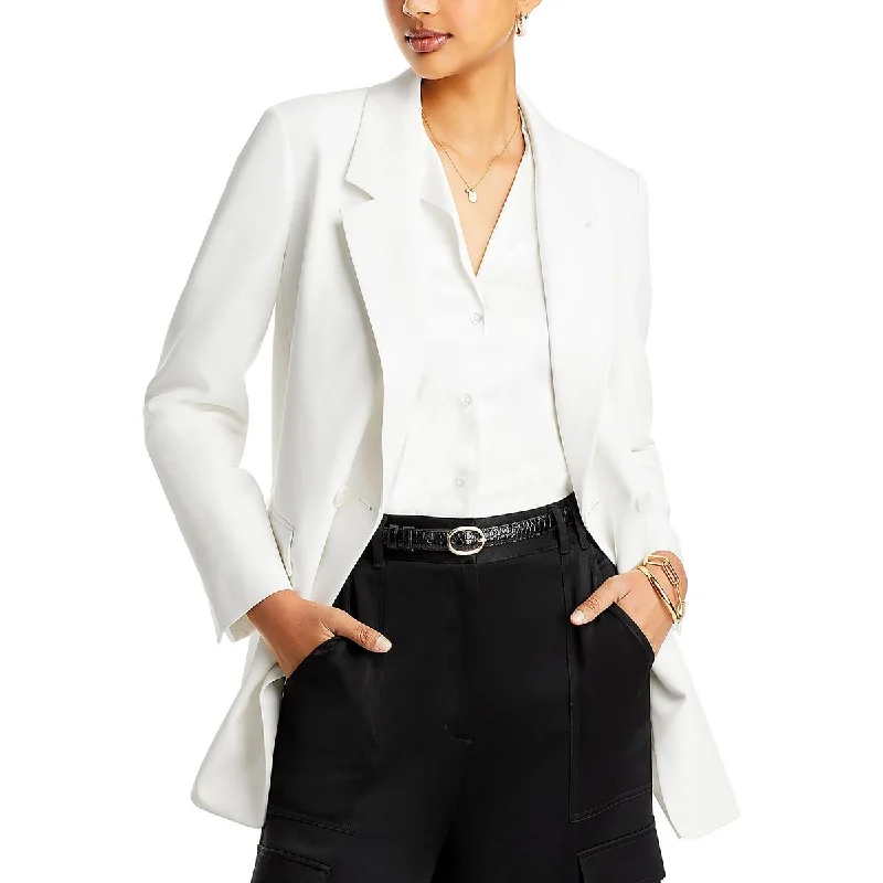 fitted coatValentina Womens Notch Collar Suit Separate Double-Breasted Blazer