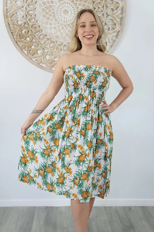 Limited Edition Smock Dress "Nanas"