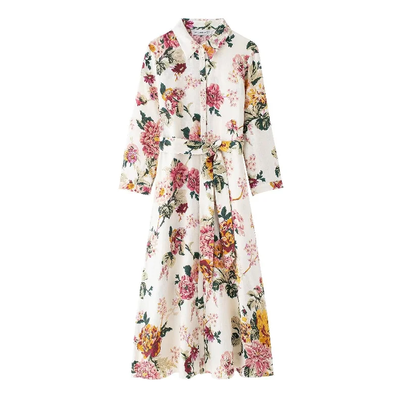 Major Savings wrap-around dressWomen's Fashion Cool Long Sleeve Shirt Dress