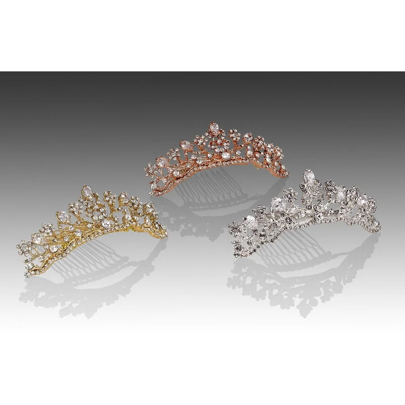Unmissable Offer long-sleeve floral dressMini Crystal Tiara