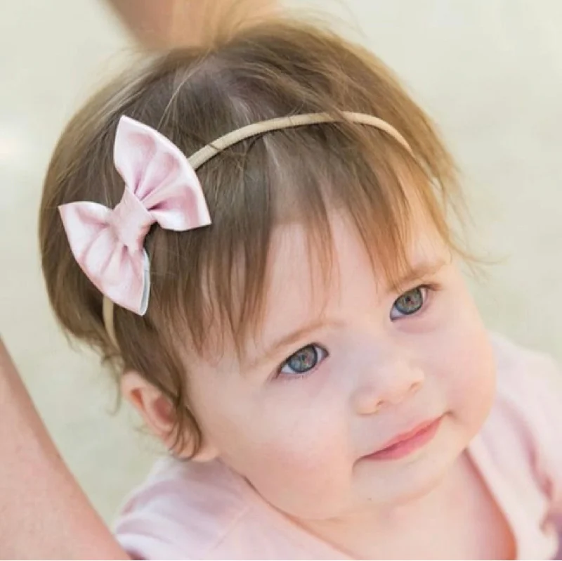Price Drop off-the-shoulder dressBaby Leather Bow Headbands