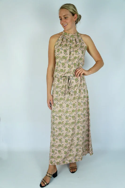Overstock Sale Long Chloe Dress "Sunflower"