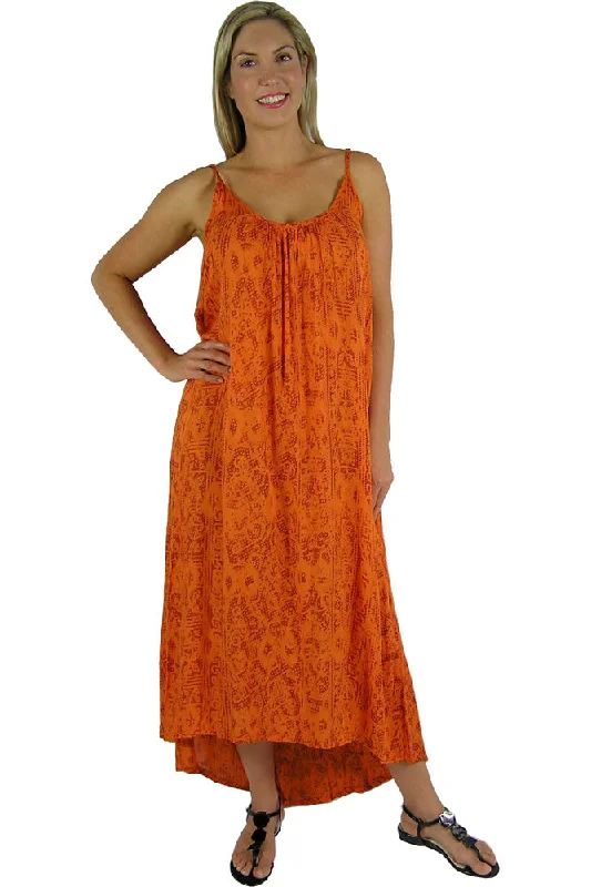 Year-End Clearance Boho Dress "Borneo" print
