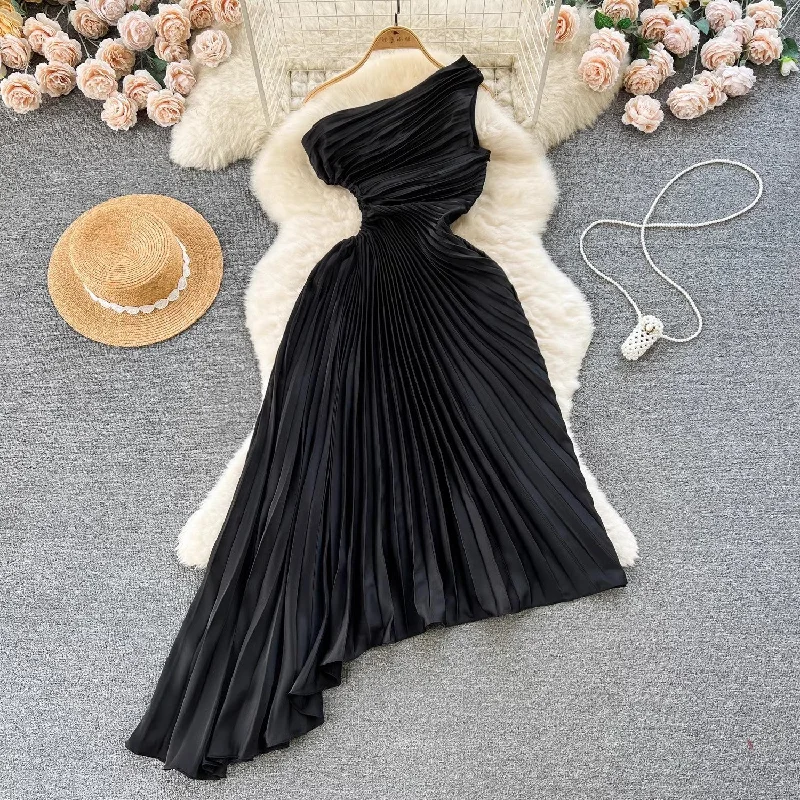 Best Bargains t-shirt dressSlim Fit Irregular Hollow-out Dress Women