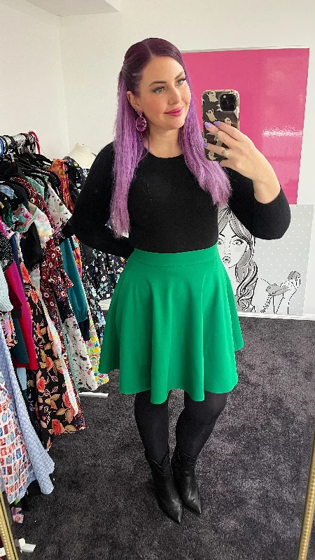Fantastic Offers floral dressHarper Skater Skirt - Green