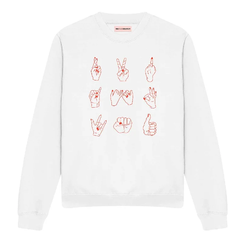 modern athletic hoodieTalk To The Hand 'Cause The Face Ain't Listening Feminist Sweatshirt