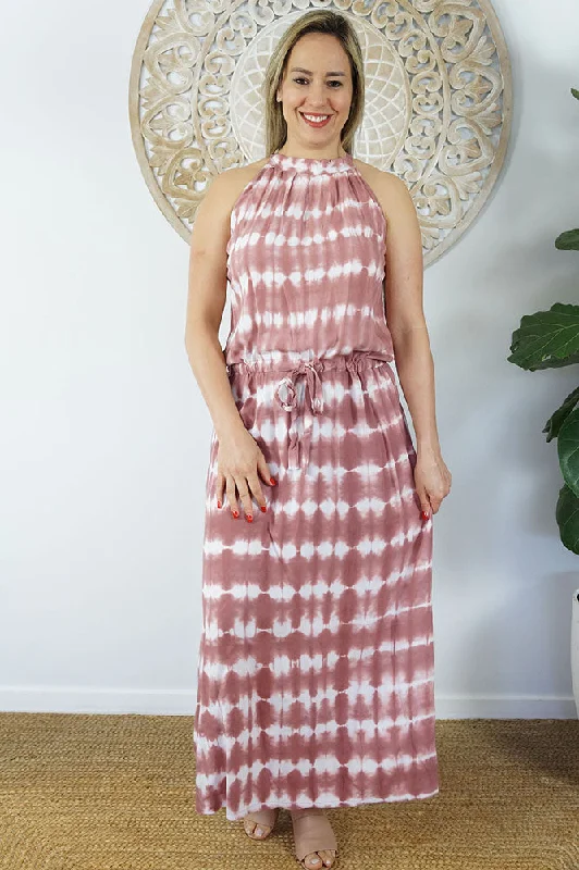 Unmissable Offer Long Chloe Dress "Shibori"