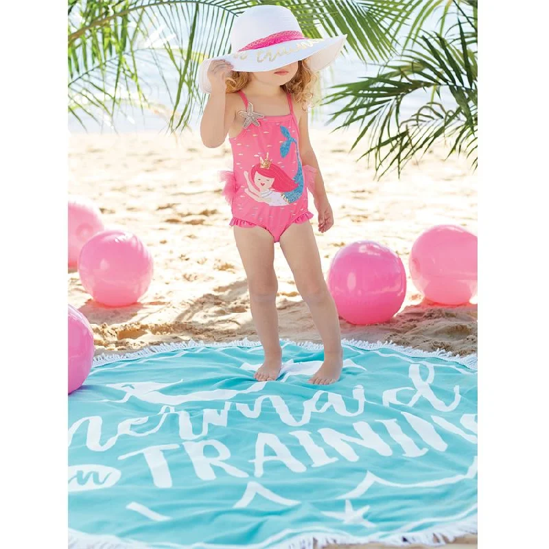 Deep Discounts fitted dressMud Pie Mermaid Hats in Blue, Pink or White