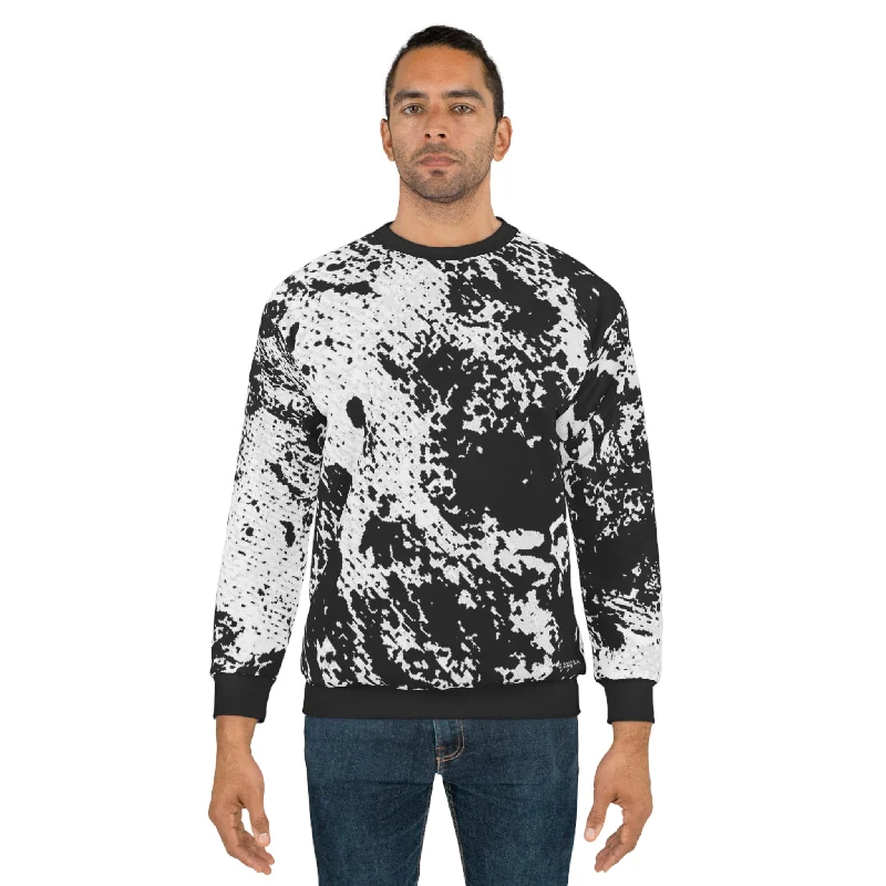 cool workout sweatshirt"Mystic Cube" (Cosmic Fusion - Light Charcoal) - Unisex Sweatshirt