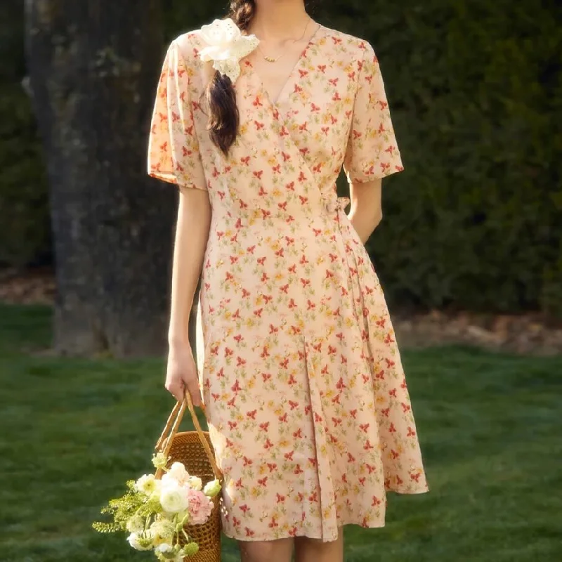 Act Now elegant maxi dressFrench Wrap Dress