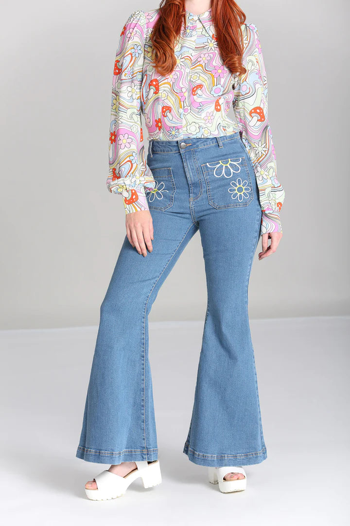 New Deals evening dressFlower Power Jeans