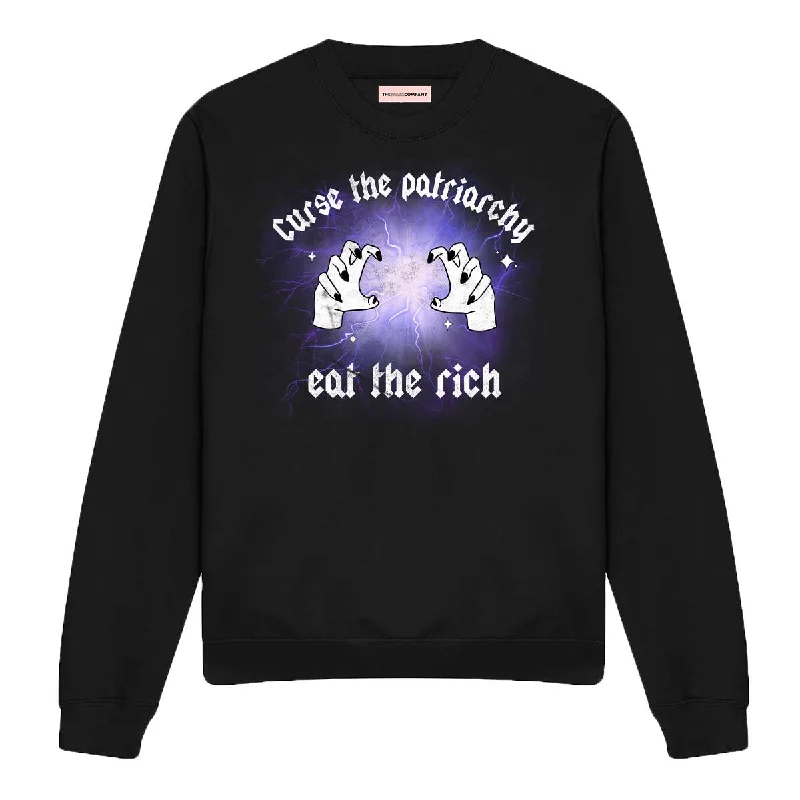 versatile gym hoodieCurse The Patriarchy Feminist Sweatshirt